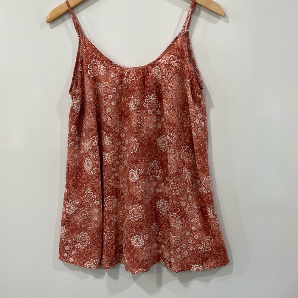 Forever 21 Boho Floral Cami Tank Tunic Top M‎